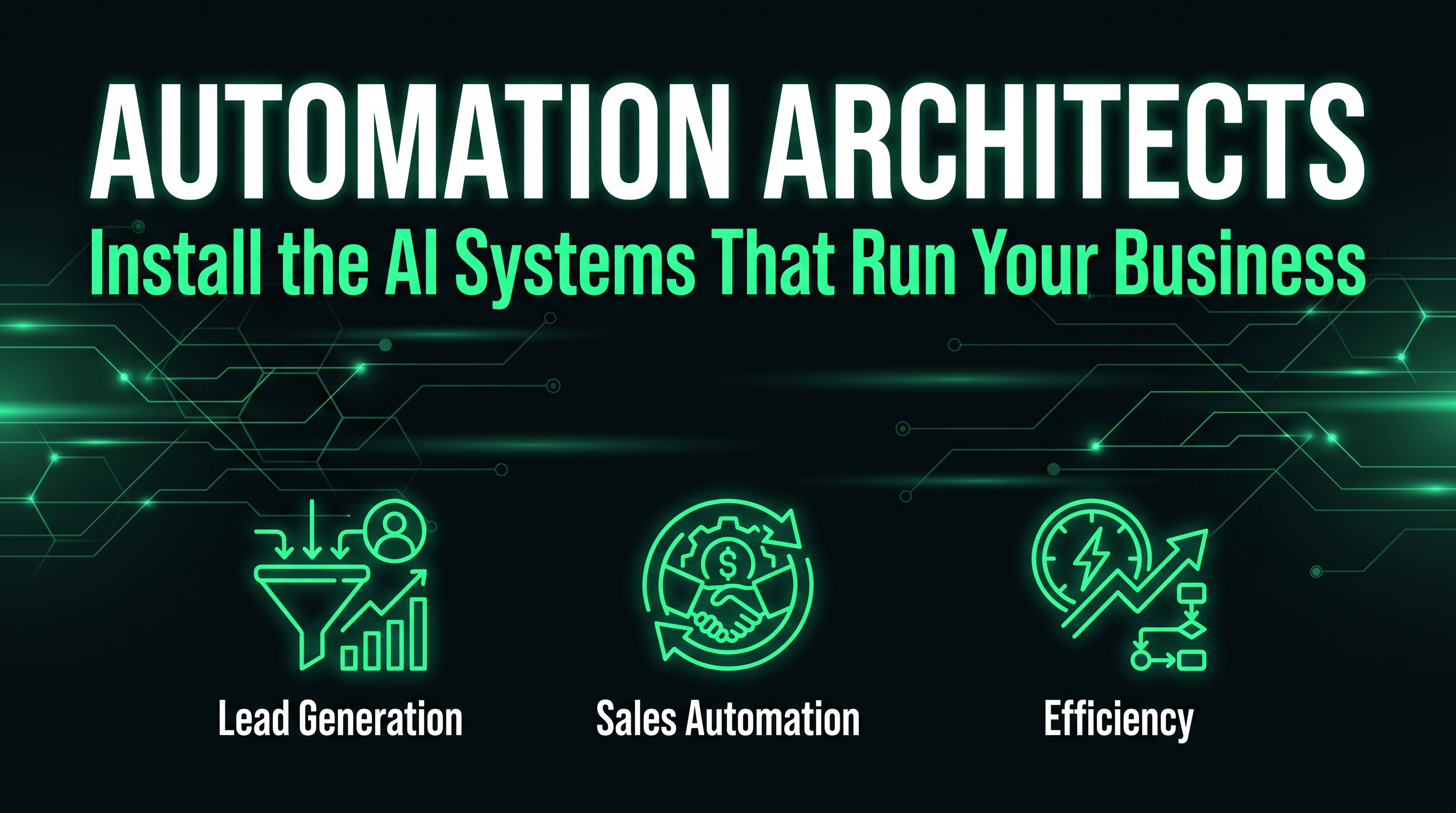 Automation Architects — Install the AI Systems That Run Your Business